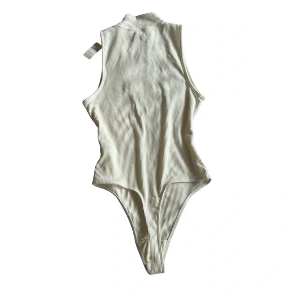 NWT Aerie Sleeveless Mock Neck Bodysuit Muslim - Picture 5 of 6